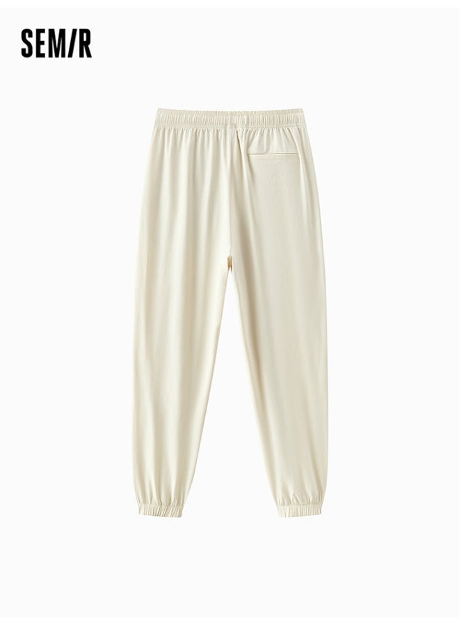 SEMIR Men's Solid Colored Flowy Pants - Image 2