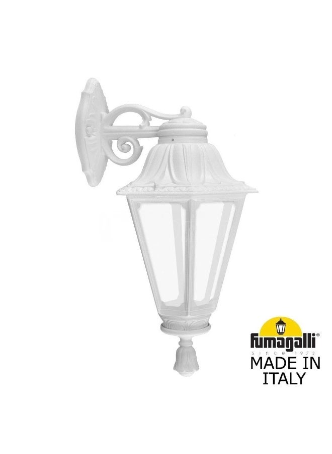 Fumagalli Outdoor Wall Lamp IP44 – Warm White E27 Bulb Included, Rust & UV Resistanty, Rust & UV Resistant, Made in Italy - Image 1
