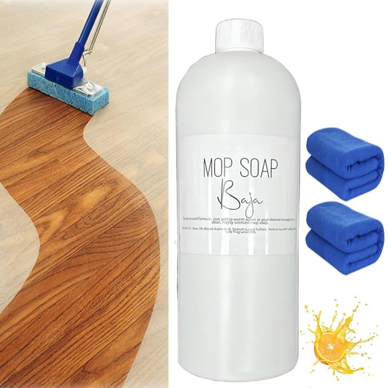 DOUNIU Mop Soap Brazilian Waves, Mop Soap Scented, Luxury Mop Soap, Mop Soap For Floor Cleaning (120ml) - Image 1
