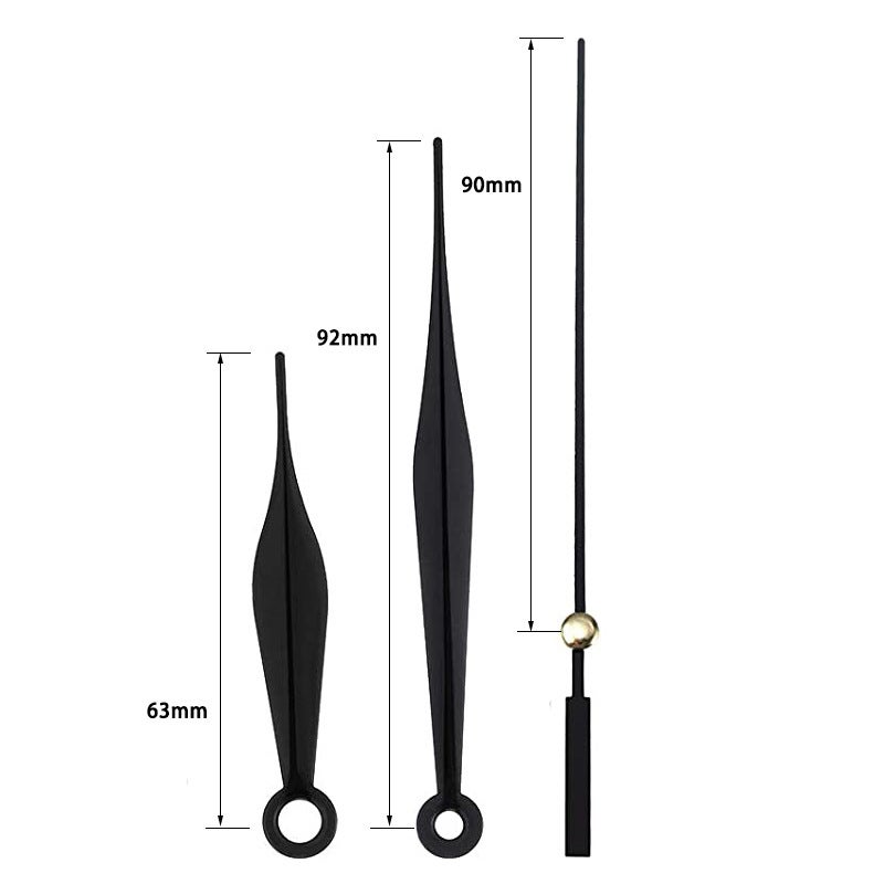 14 Styles Metal Clock Hands DIY Movement Repair A- 735 Black 