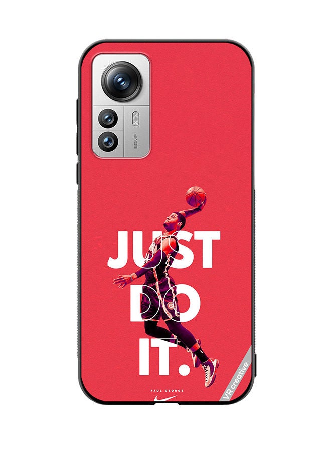 VR CREATIVE Protective Case Cover For Xiaomi 12X Just Do It Paul George Design Multicolour - Image 1