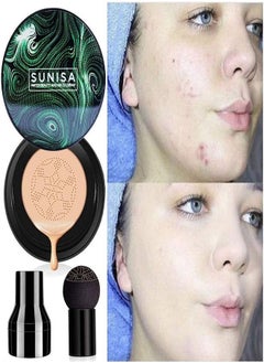 SUNISA Sunisa Mushroom Head Air Cushion CC Cream Foundation Long-Lasting Coverage of Blemishes,Even Skin Tone,Suitable for All Skin Types  - Image 2