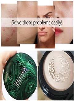 SUNISA Sunisa Mushroom Head Air Cushion CC Cream Foundation Long-Lasting Coverage of Blemishes,Even Skin Tone,Suitable for All Skin Types  - Image 5