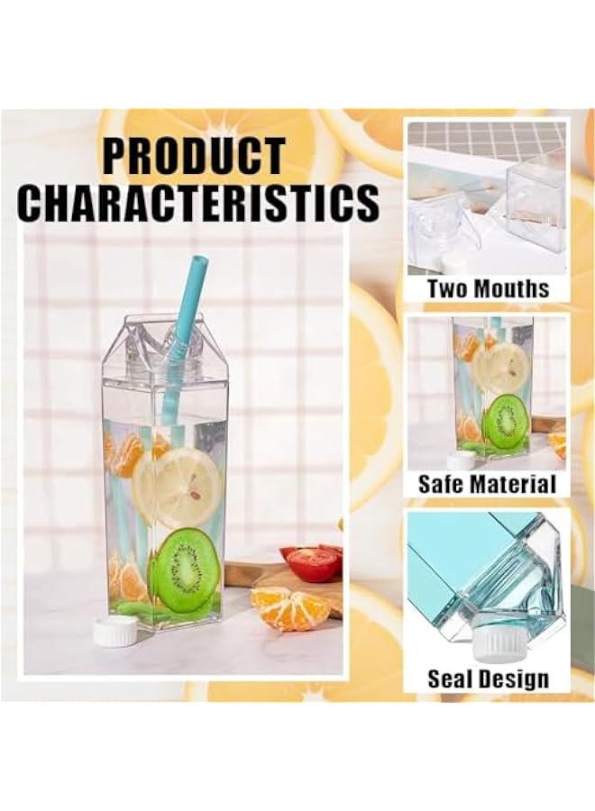 هوكور زجاجة مياه محمولة من هوكور سعة 17 اونصة شفافة وانيقة خالية من البيسفينول ايه ادوات شرب محمولة زجاجة مياه حليب كرتونية للرياضة الخارجية والسفر والتخييم والانشطة 2 - Image 5