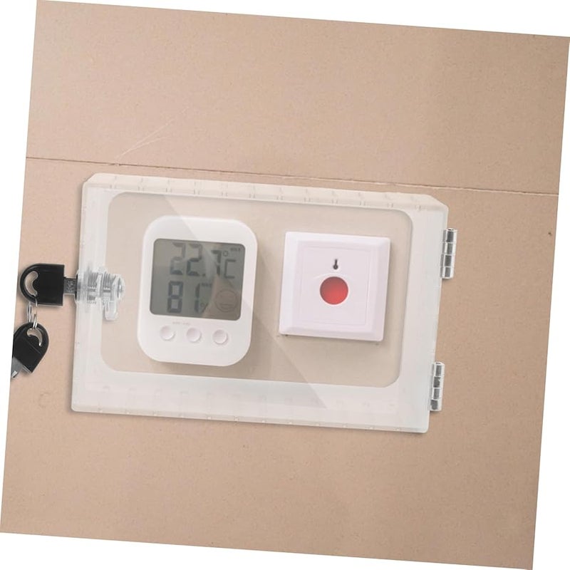 Thermostat Cover Lock Box Keyed Plastic Safety Housing Case - Image 4