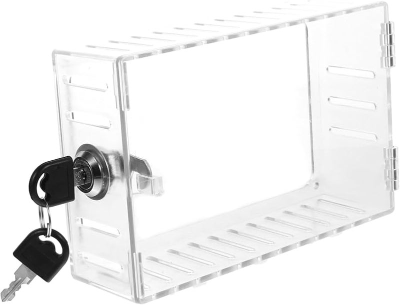 Thermostat Cover Lock Box Keyed Plastic Safety Housing Case - Image 1