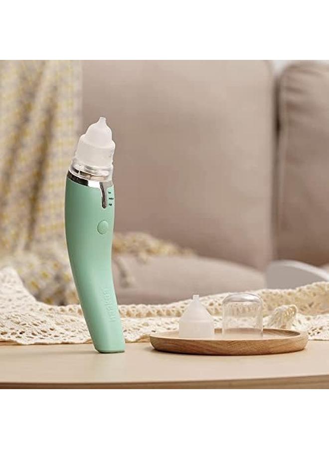 haakaa Baby Electric Nasal Aspirator Safe Baby Nose Cleaner Easy Operated Nose Sucker Relieve Blocked Nose For Babies Infants Toddlers Usb Rechargeable Bpa Free - Image 4
