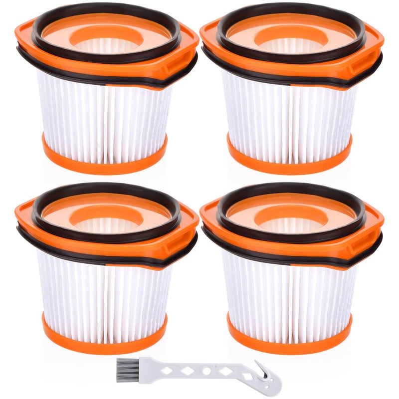 Artraise Vacuum Filter Replacement for Shark Wandvac System WS620 WS630 WS632 WS632BLBRN WS632GDBRN WS632GNBRN WS632PKBRN WS632RGBRN Compared to Part  XFFWV360 4 Pack