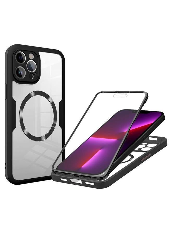 S-TOP Case For iPhone 13 Pro Max CD Texture MagSafe Phone Case - Image 1