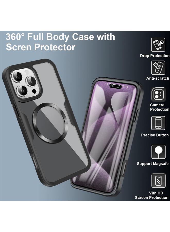 S-TOP Case For iPhone 13 Pro Max CD Texture MagSafe Phone Case - Image 4