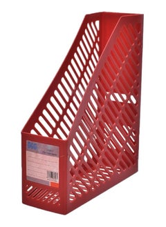 ماركة غير محددة حافظة مستندات للمنزل والمكتب من دي جي احمر DG-2511 بلاستيك 