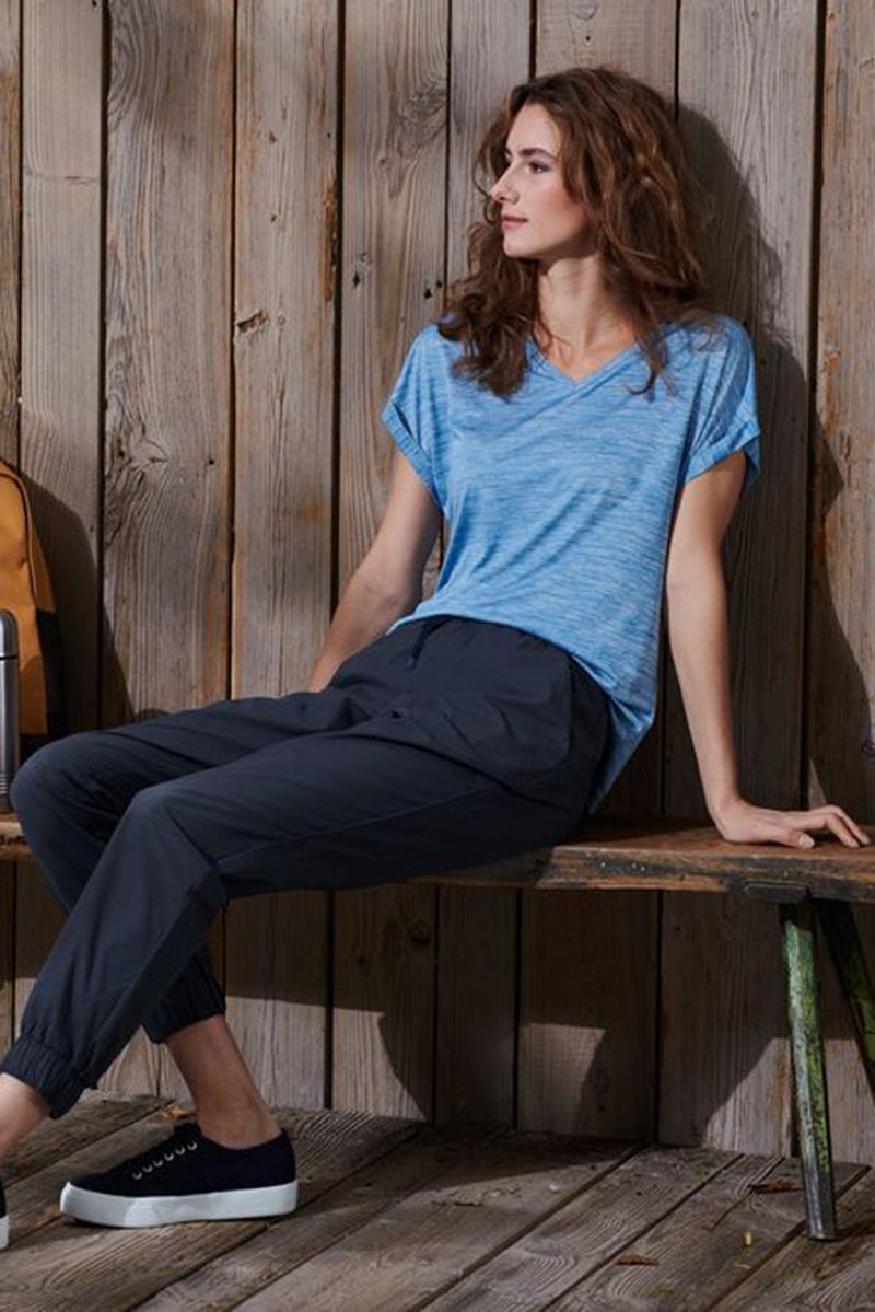 Tchibo سروال جوجر عادي للنساء، لون كحلي - Image 1