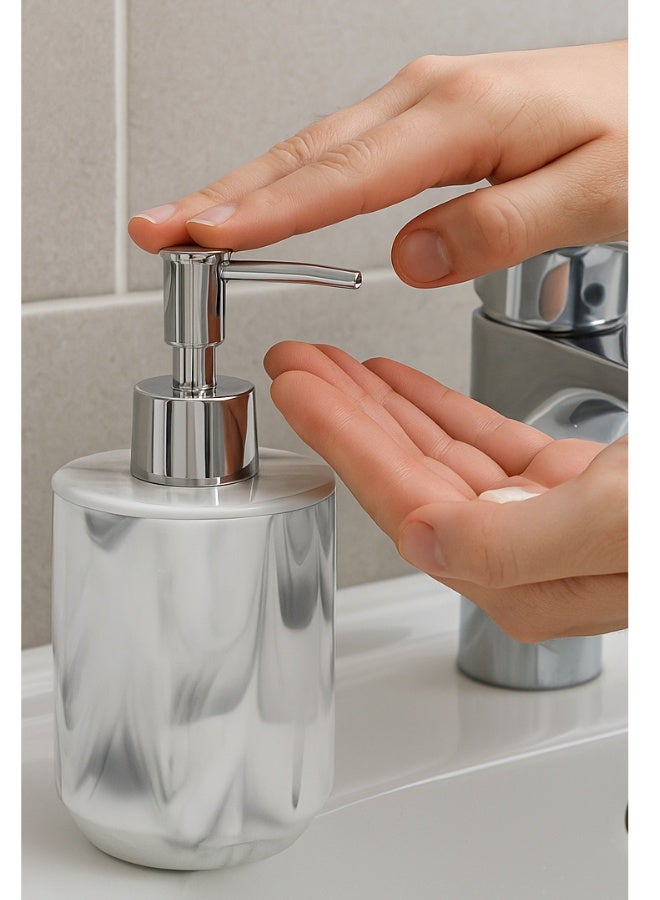Premium Refillable Soap Dispenser with Pump, Large-Capacity Dispensing Bottle Hand Soap, Dish Soap, Shower Gel, Shampoo (300ml) - Image 1