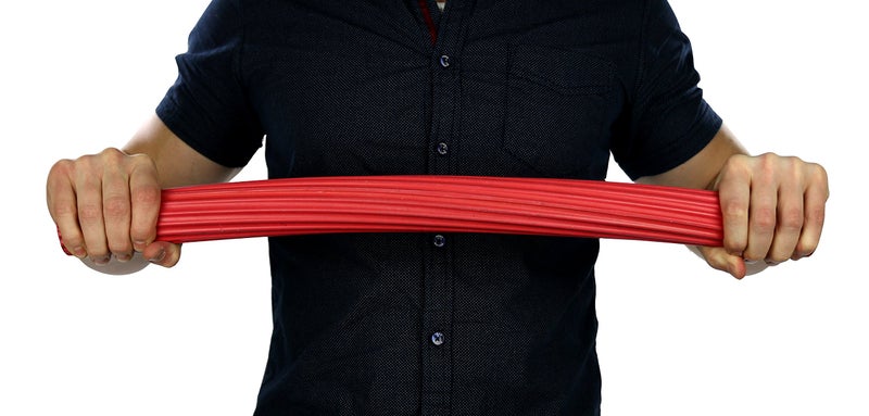 Cando بار كاندو للتواء والانحناء والاهتزاز، 24 بوصة، أحمر، خفيف - Image 2