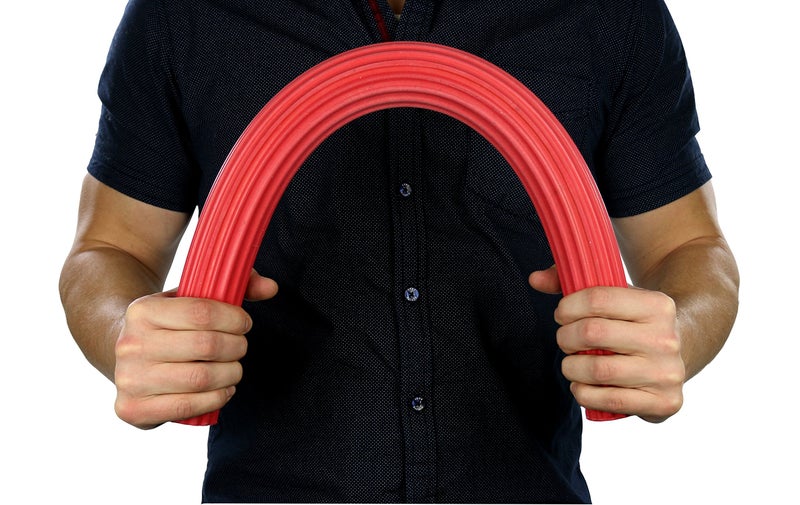 Cando بار كاندو للتواء والانحناء والاهتزاز، 24 بوصة، أحمر، خفيف - Image 3