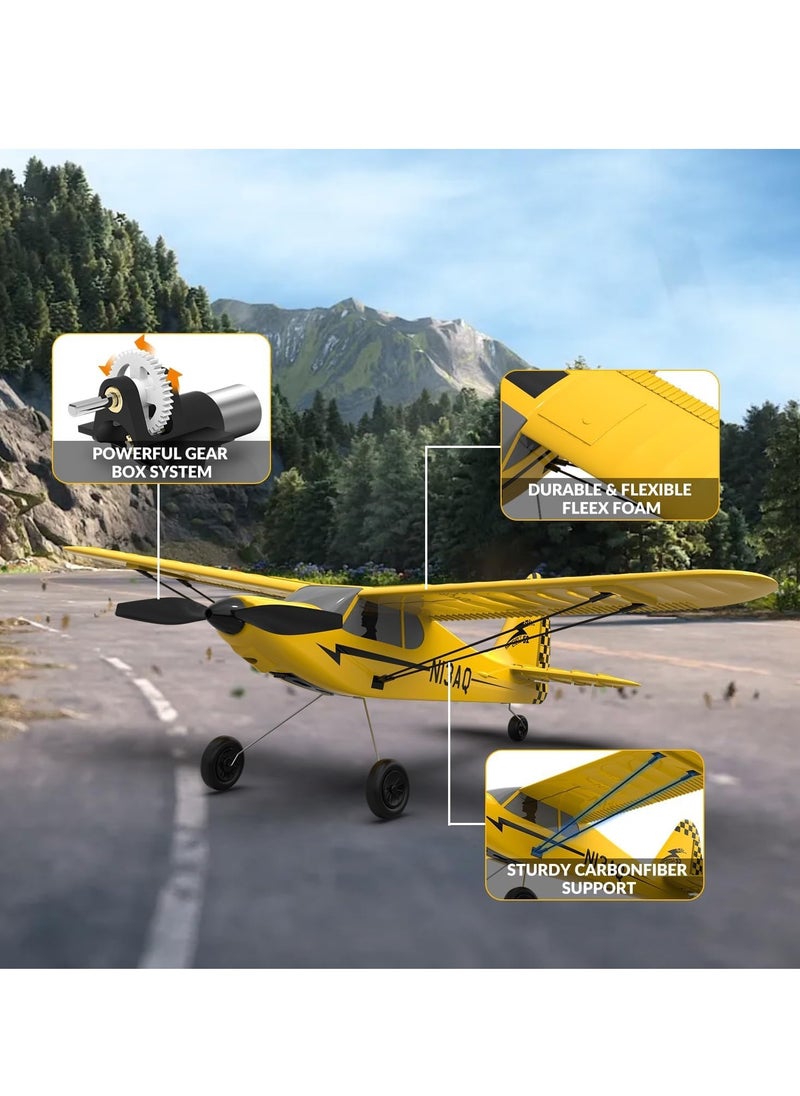 KASTWAVE - RC Plane, Trainer Sport Cub 3CH Remote Control Airplane, with Prop Saver, 6-Axis Gyro Stabilizer & 3 Modes to Fly, Radio Controlled Aircraft RTF, RC Glider, Easy to Fly for Adults Kids Beginners Boys - Image 1