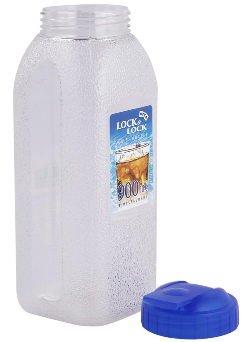 LOCK & LOCK LocknLock Aqua Water Bottle 900ml BPA-Free PET Bottle with Flip-Top Lid, Airtight Leakproof, Durable & Portable Drinking Bottle for Gym, Office, Travel & Outdoor Use - Image 3