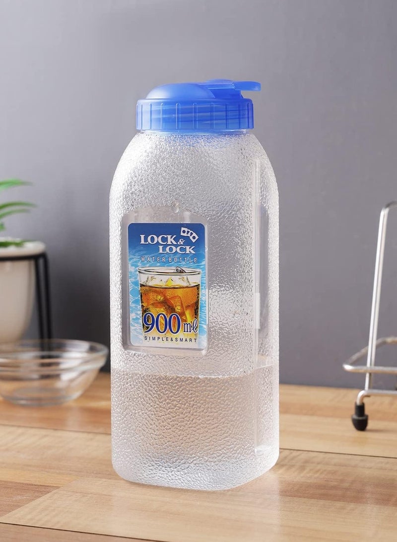 LOCK & LOCK LocknLock Aqua Water Bottle 900ml BPA-Free PET Bottle with Flip-Top Lid, Airtight Leakproof, Durable & Portable Drinking Bottle for Gym, Office, Travel & Outdoor Use - Image 4