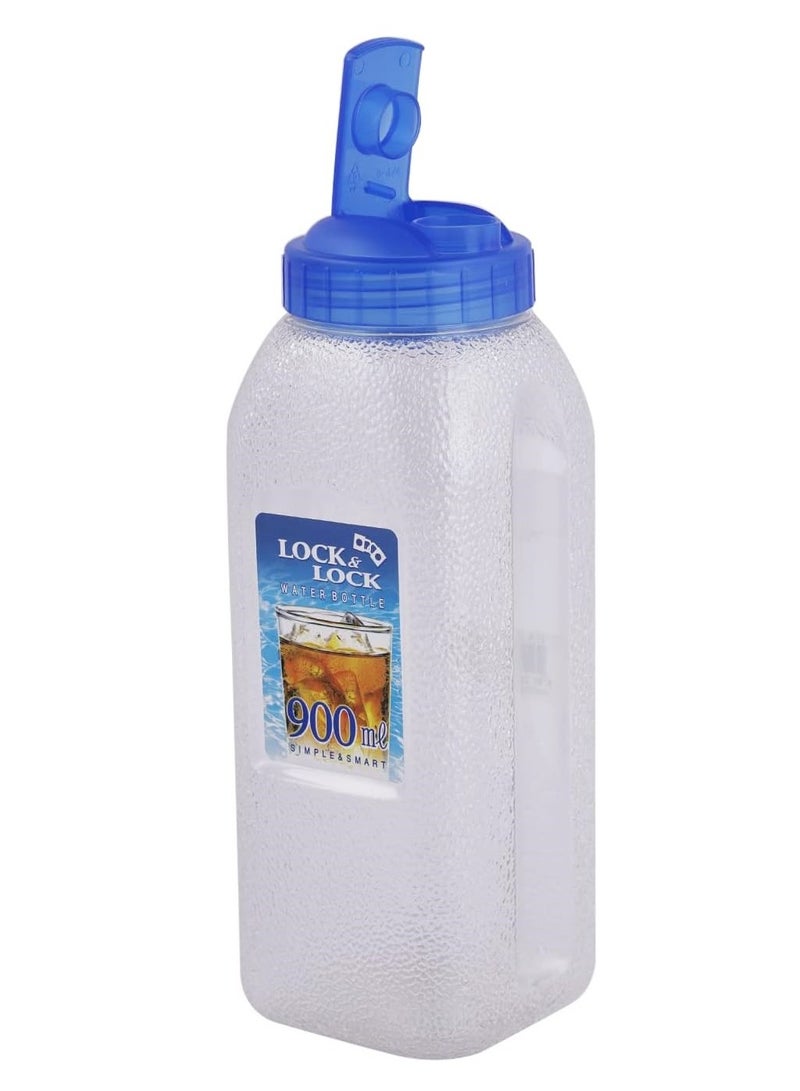 LOCK & LOCK LocknLock Aqua Water Bottle 900ml BPA-Free PET Bottle with Flip-Top Lid, Airtight Leakproof, Durable & Portable Drinking Bottle for Gym, Office, Travel & Outdoor Use - Image 2