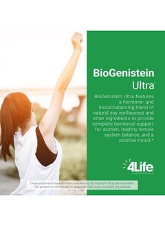 4life 4Life BioGenistein Ultra - Soy Isoflavones, Black Cohosh & Chaste Tree for Complete Hormonal Support, Female Health & Emotional Balance - Support with Quercetin & Turmeric - 60 Veggie Capsules  - Image 4