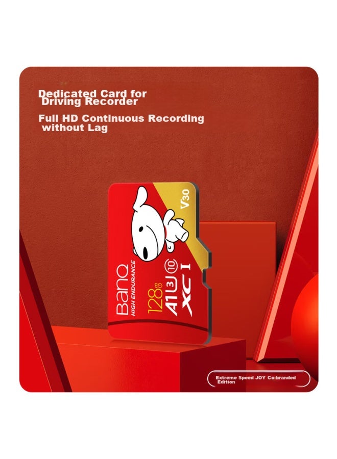 Banq & Joy Co-branded 128gb Tf (microsd) Memory Card U3 C10 A1 V30 4k High-speed Version For Dash Cam & Surveillance Camera, Smartphone Memory Card - Image 1