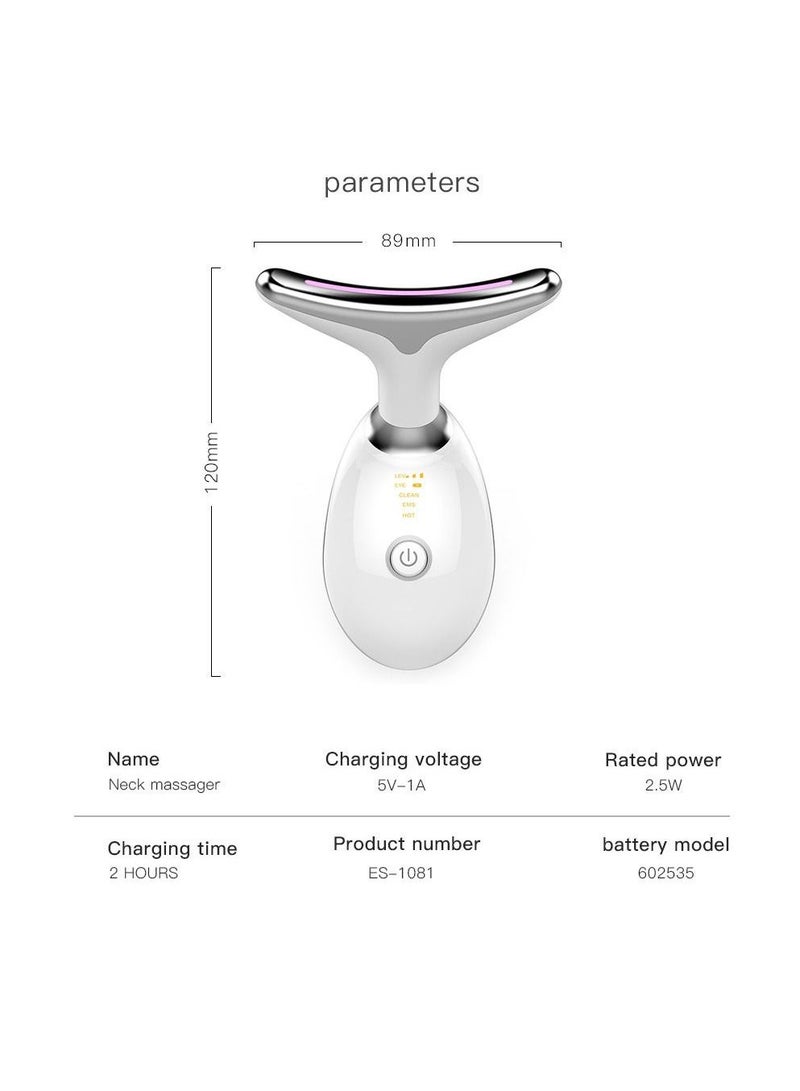 Generic Double Chin Therapy Facial Lifting Vibration Neck Massager - Image 5