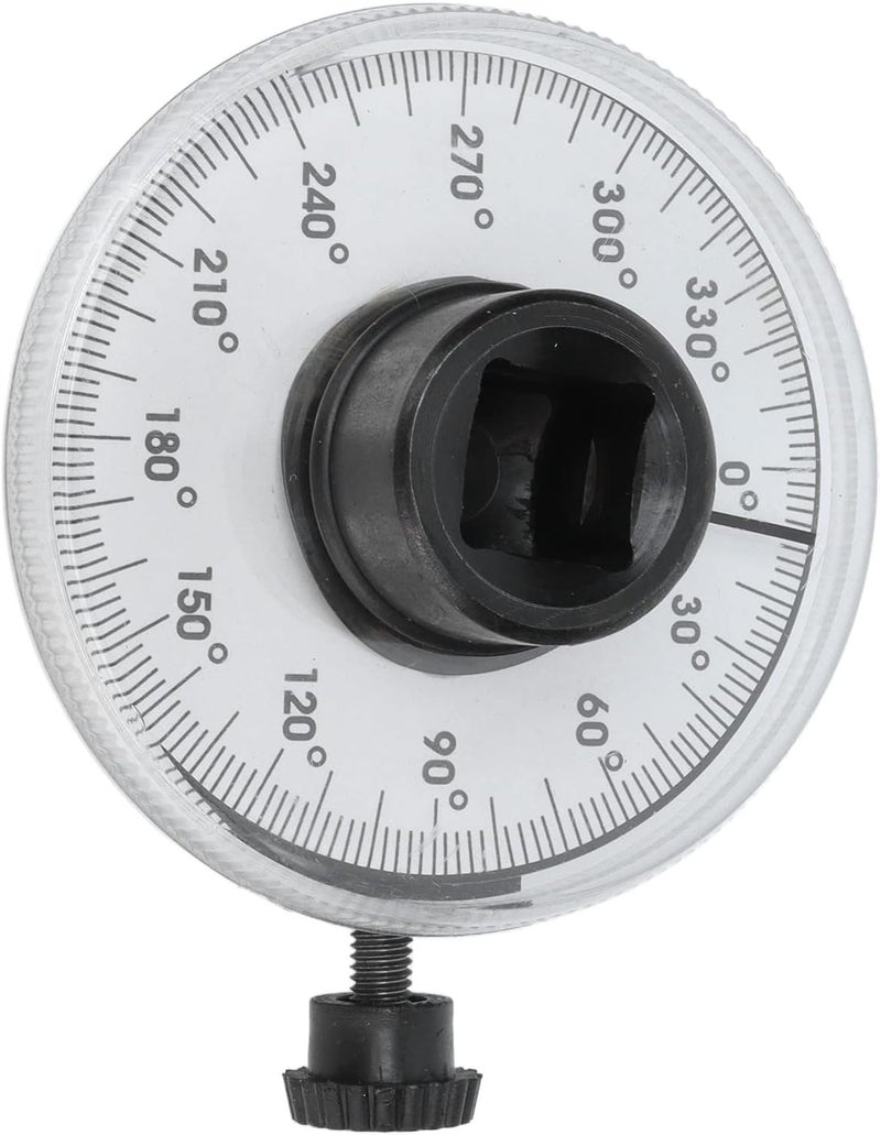 LiebeWH Drive Angle Gauge 0-360 Degree Adjustable Drive Meter Wrench Set for Measuring Exact Torsion of 1/2in Male Female Square with Precision Machined 2° Easy to Adjust Simple Cleaning - Image 4