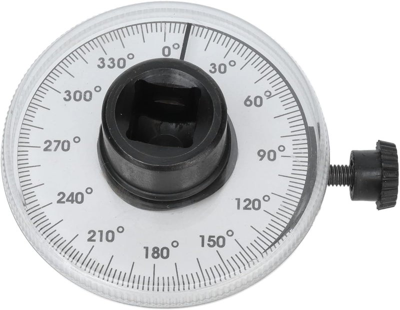LiebeWH Drive Angle Gauge 0-360 Degree Adjustable Drive Meter Wrench Set for Measuring Exact Torsion of 1/2in Male Female Square with Precision Machined 2° Easy to Adjust Simple Cleaning - Image 5