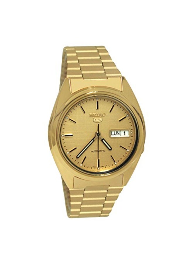 سيكو Seiko 5 Snxl72k1 Men's Gold Watch