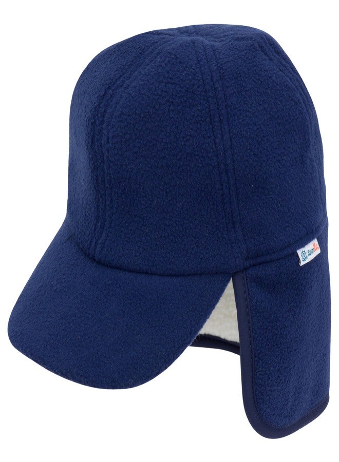 SwimZip UPF 50+ Sun Protective Kids' Winter Sun Hat with Neck and Ear Flaps - Image 1