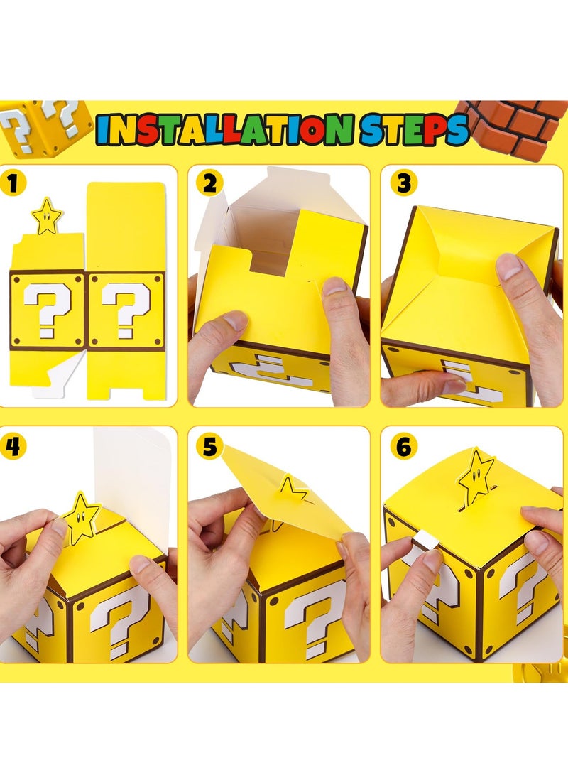 SYOSI 24-Pack Super M Themed Gift Boxes: Birthday Party Favors and Treat Bags for Kids, Boys & Girls Decorations - Image 5