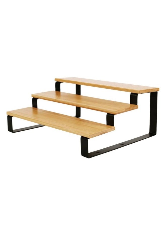 Premium Wooden Kitchen Space Organizer, 3-Tier Kitchen Rack - 1-Piece Set - Image 1