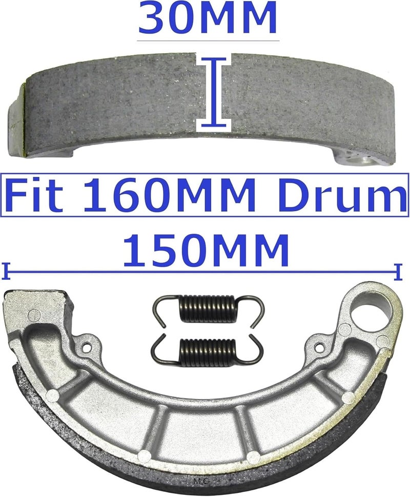 Master Chen Rear Brake Shoes Pads for Honda TRX 350 400 420 450 500 Fourtrax Foreman MC0374 - Image 4