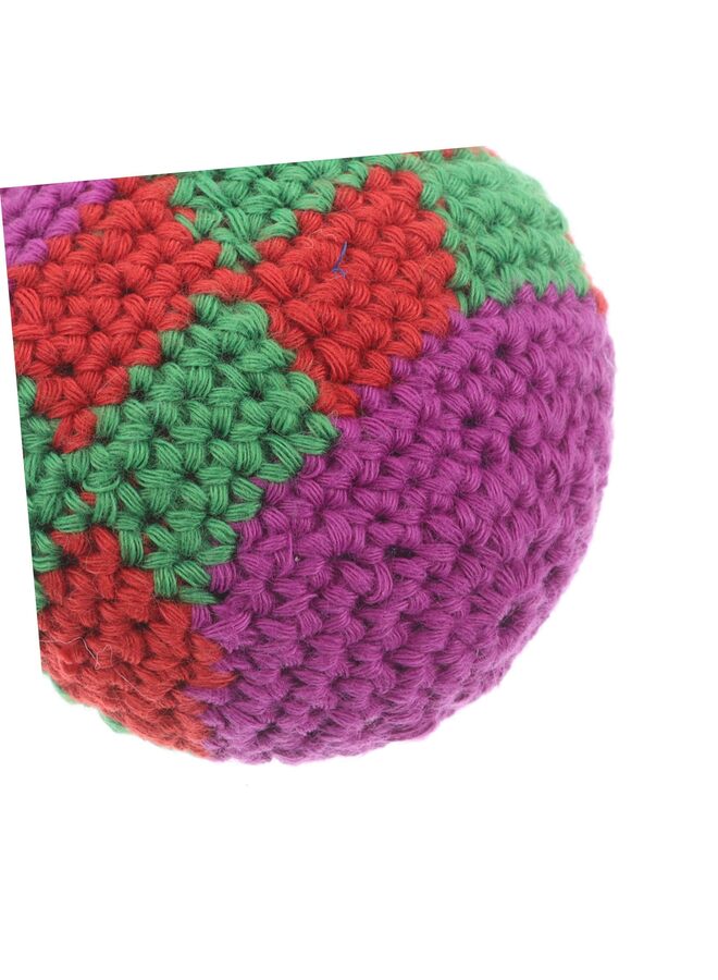 LAMAY 12PCS Knitted Bean Bags for Boy Girl Crochet Tossing Toys Soft Yarn Foot Bags for Indoor Fun Enhancing Motor Skills and Coordination Multicolored Designs - Image 3