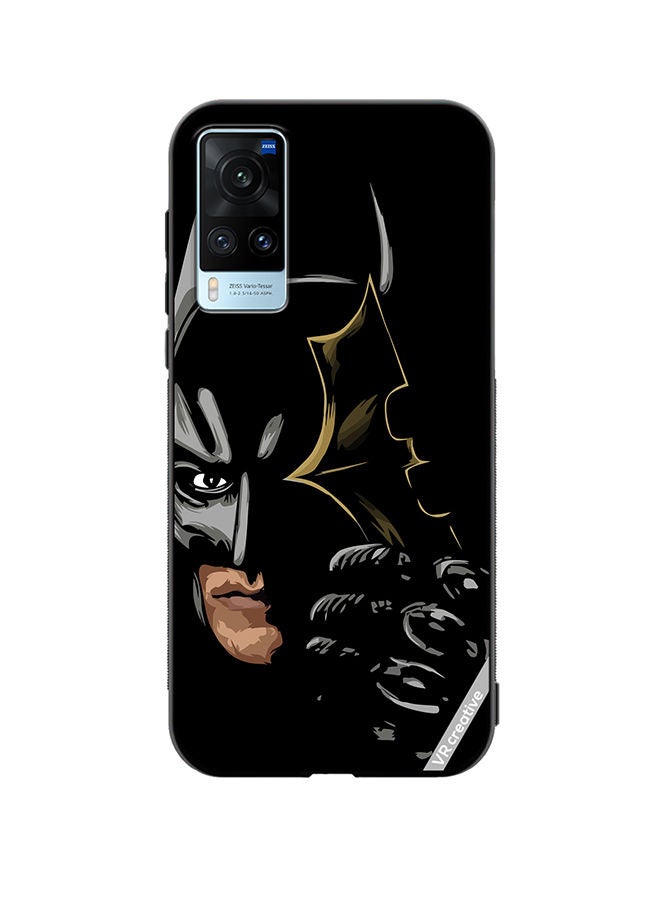 VR CREATIVE Protective Case Cover For Vivo X60 Batman Black Design Multicolour - Image 1