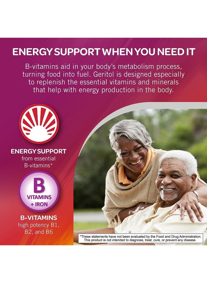 Geritol Liquid Vitamin And Iron Supplement Energy Support Contains High Potency Bvitamins And Iron Pleasant Tasting - Image 2