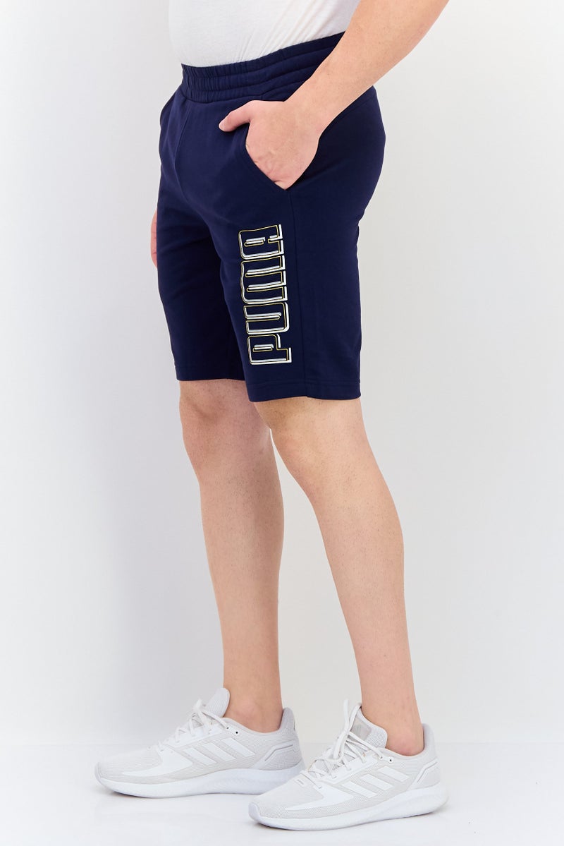 PUMA Men Slim Fit Outdoor Shorts, Navy Blue - Image 2