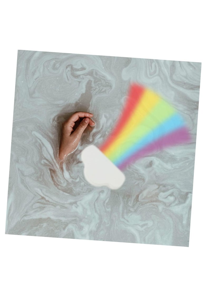 GUDOO - 3 Pcs Rainbow Bath Salt Balls toys for boys kid toys bath travel body wash organic body lotion travel toddler toys toddler bathtub child the clouds white bath ball - Image 1
