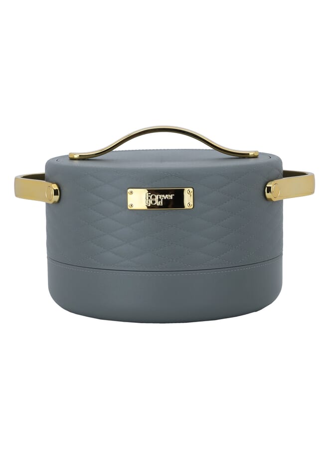 السيف غاليري طقم حافظات كندة استيل السيف غاليري، 3 قطع - رمادي غامق - Image 2