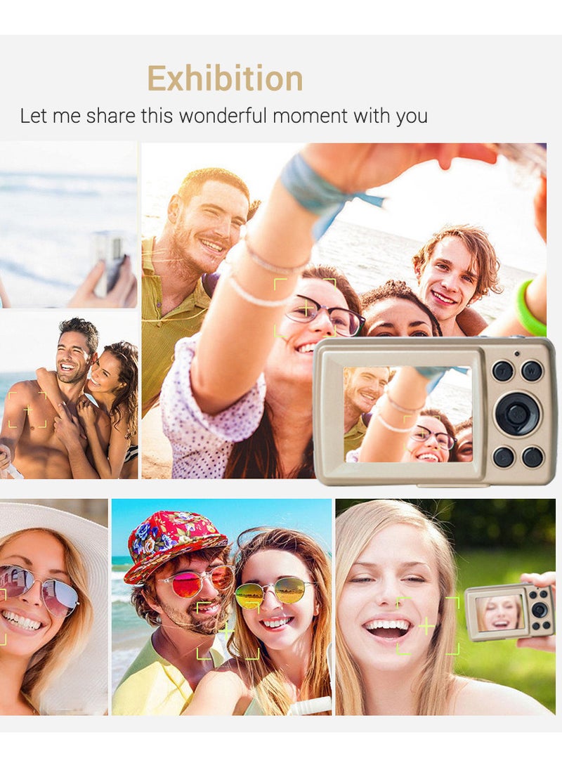Generic كاميرا فيديو للأطفال HD 1080P بدقة 16 ميجابكسل وتقريب رقمي 16X مع شاشة LCD مقاس 1.77 بوصة  - Image 4