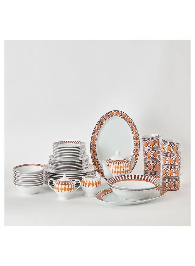 Home Box Dramatic 49-Piece Dinner Set 35 x 2.6 x 24 cm