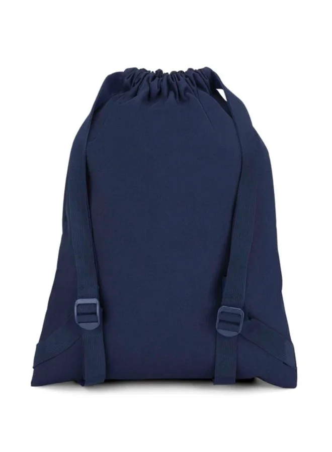 Jansport Drawsack Drawstring Bag with Adjustable Shoulder Straps,14L, 0.19kg - Navy