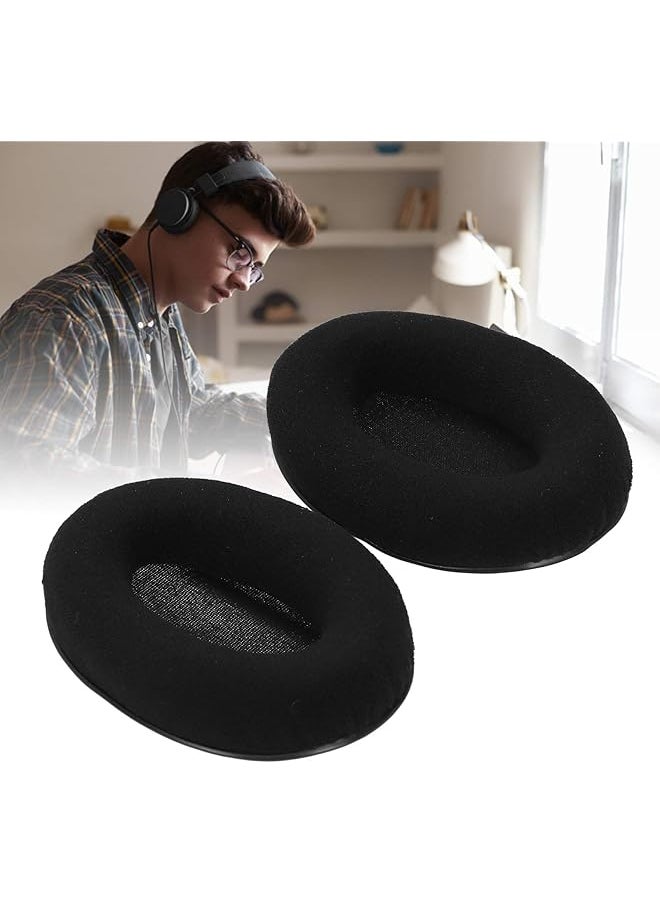 erorex Headset Ear Cover Headphones Ear Pads Wear Resistant Durable For Khx Hscp Cloud Ii For Replacement Suede Black  - Image 2