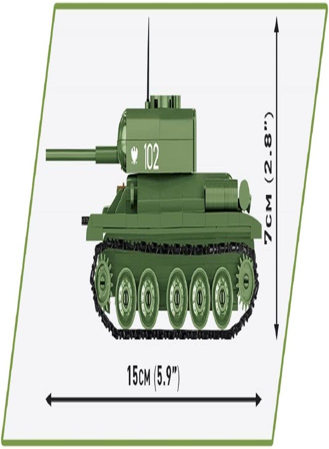 Cobi toys 286 Pcs Hc WWII /2716/ T-34-85 - Image 5