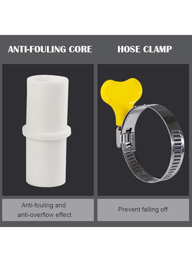 إيروريكس خرطوم تصريف الغسالة بطول 13.1 قدم، مجموعة تمديد خرطوم تصريف عالمي للغسالة وغسالة الأطباق، خرطوم تصريف مرن لـ LG وGe وSamsung، مناسب لمنافذ تصريف تصل إلى 1 1 2 بوصة - Image 3