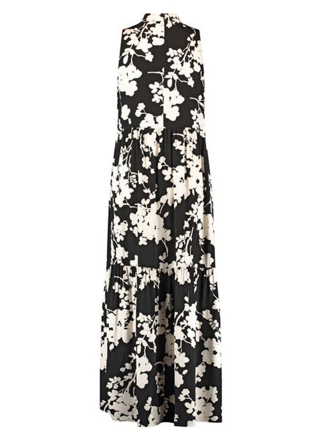 GERRY WEBER فستان متعدد الطبقات بدون أكمام بطبعة زهور  - Image 4