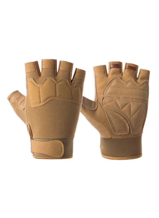 Ousen Tactical Half-finger Gloves Military Outdoor Training Protective Cycling Fitness Gloves Anti-slip Wear-resistant Cut-resistant - Image 5