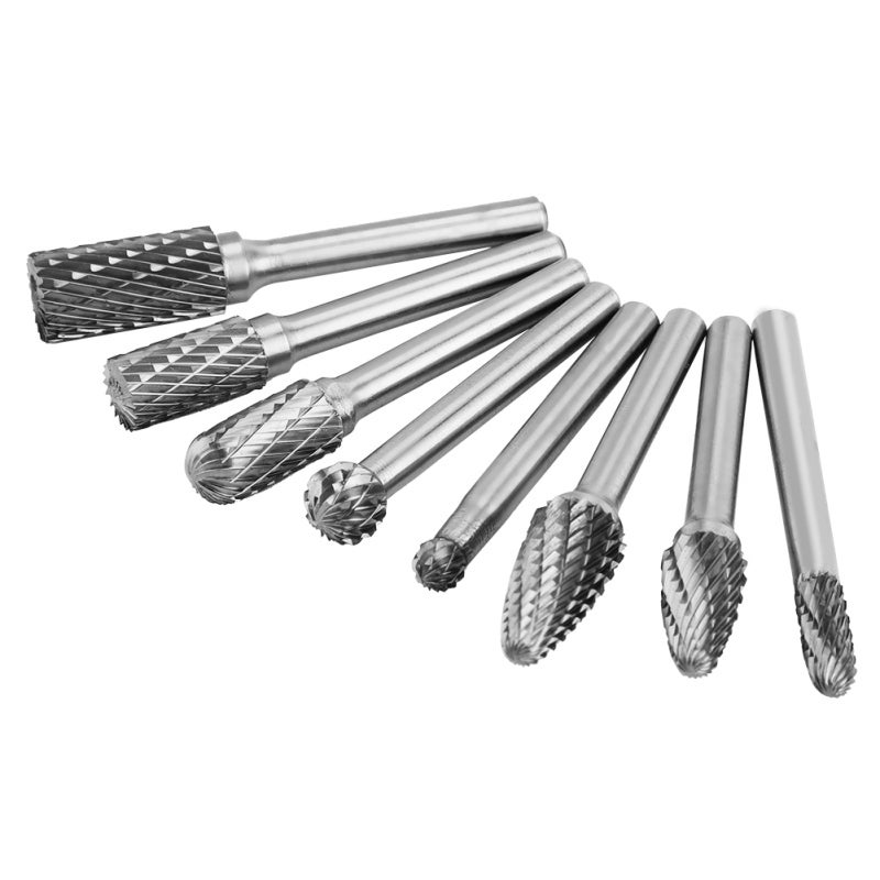 Carbide Rotary Burr Set: Double Cut, High Efficiency - Long Service Life, Tungsten Steel Burr Set for Metalworking, Industrial Deburring, Craft Carving - Image 5
