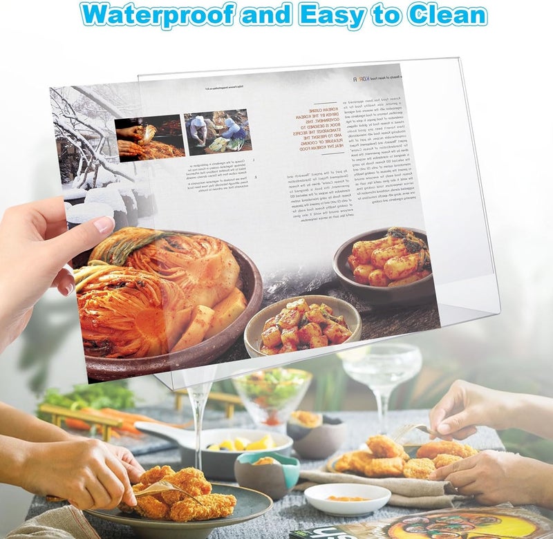 TPGP SHUESS 6 Pcs A4 Acrylic Sign Holder - Landscape Display Stand - 11.6 x 8.3 Inches - Image 4