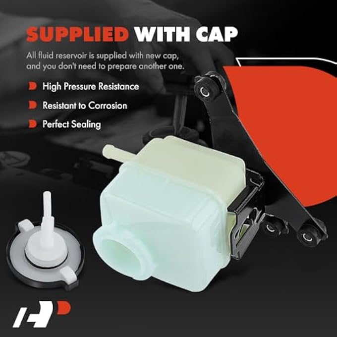 HP Power Steering ReservoirTank With Cap  Bracket Compatible With Toyota Land Cruiser 19982008  Lexus Lx470 19982007 - Image 5